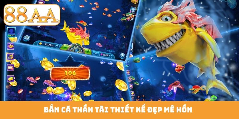 Bắn cá Thần Tài thiết kế đẹp mê hồn