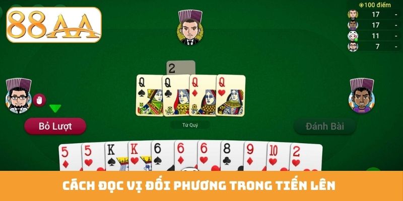 Cách đọc vị đối phương trong tiến lên