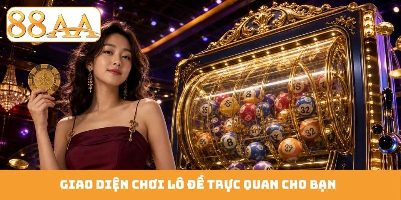 Giao diện chơi lô đề trực quan cho bạn