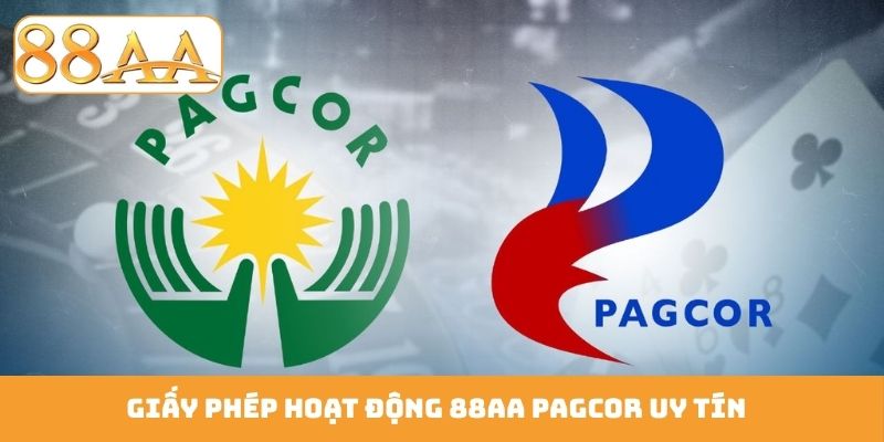 Giấy phép hoạt động 88AA PAGCOR uy tín