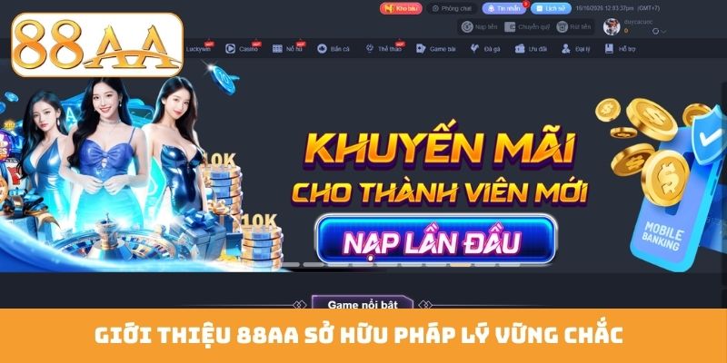 Giới thiệu 88AA sở hữu pháp lý vững chắc