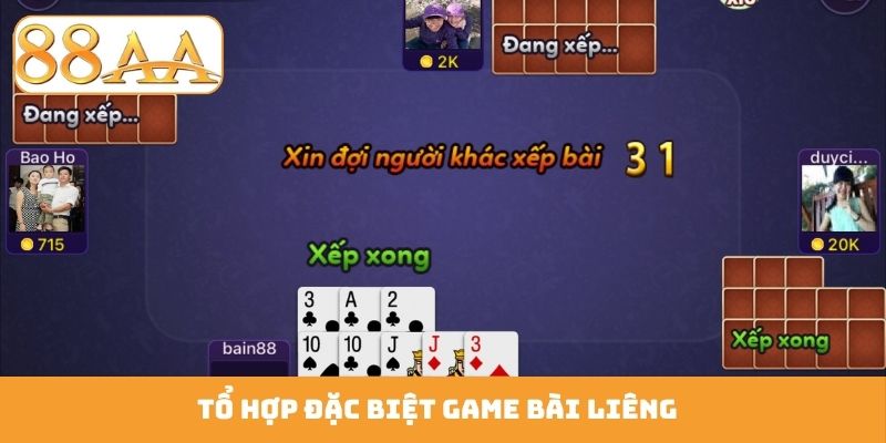 Tổ hợp đặc biệt game bài Liêng