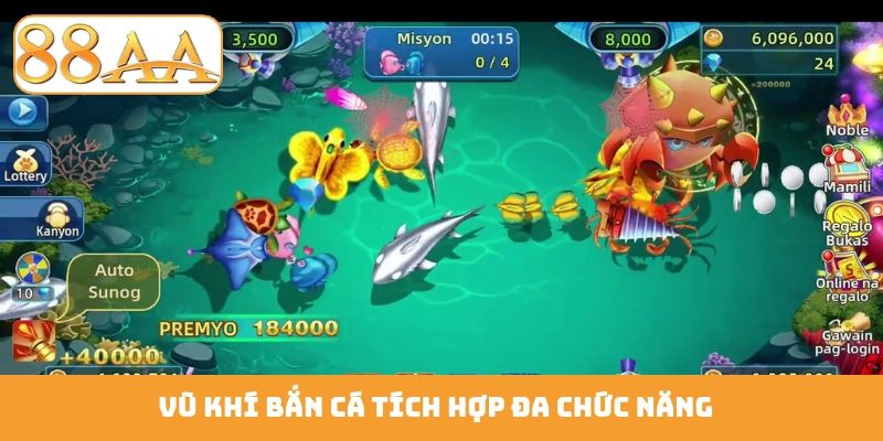 Vũ khí bắn cá tích hợp đa chức năng